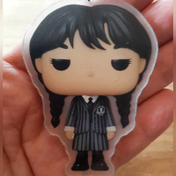 NWOT - Wednesday Adams key ring new - Picture 2 of 4